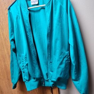 Vintage teal track jacket
